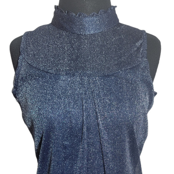 Luna Rae-High Neck Sleeveless Top sz S - Picture 2 of 9